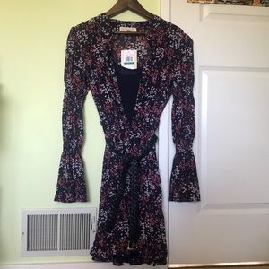 Michael kors Floral Georgette Shirtdress